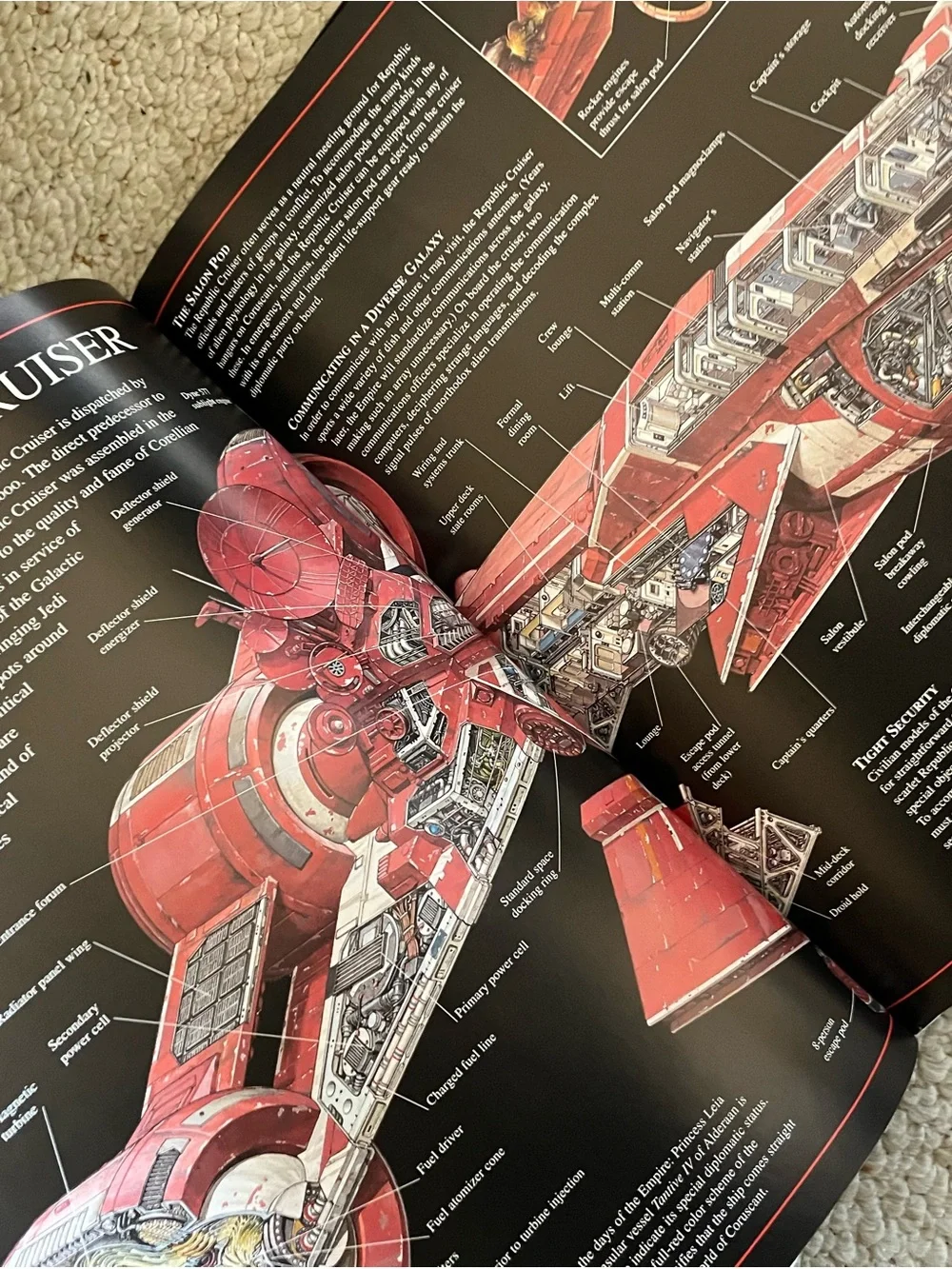 Star Wars Episode I & Incredible Cross-Sections Hardcover Books - Black